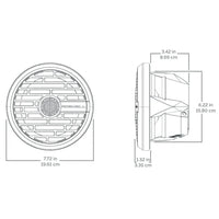 Roswell R1 7.7 Marine Speakers - White - 90W RMS  180W Peak Power [C920-21140]