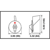 Performance Metals Yamaha Trim Tab Anode 150-200hp Counter Rotating [00181A]