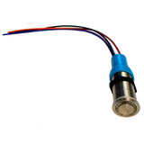 Bluewater 22MM Programmable Waterproof Off-On Blue/Red Switch w/Breaker [9060-1113]