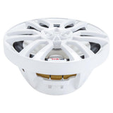 DS18 HYDRO 6.5" 2-Way Marine Speakers w/RGB LED Lights 300W - White [NXL-6]