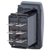 Blue Sea 8222 Water Resistant Contura III Switch - (ON)-OFF-(ON) - Grey [8222]