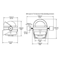Ritchie HB-845 Helmsman Steel Boat Compass - Bracket Mount - Black [HB-845]