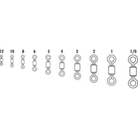 VMC SSRS Stainless Steel Rolling Swivel #6VP - 100lb Test *50-Pack [SSRS#6VP]